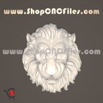 lion head stl for cnc carving